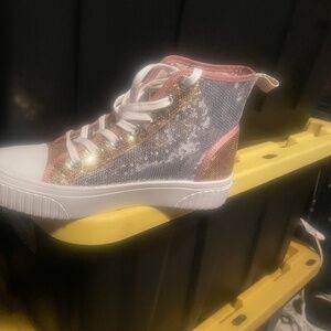 Michael Kors high top tennis shoes